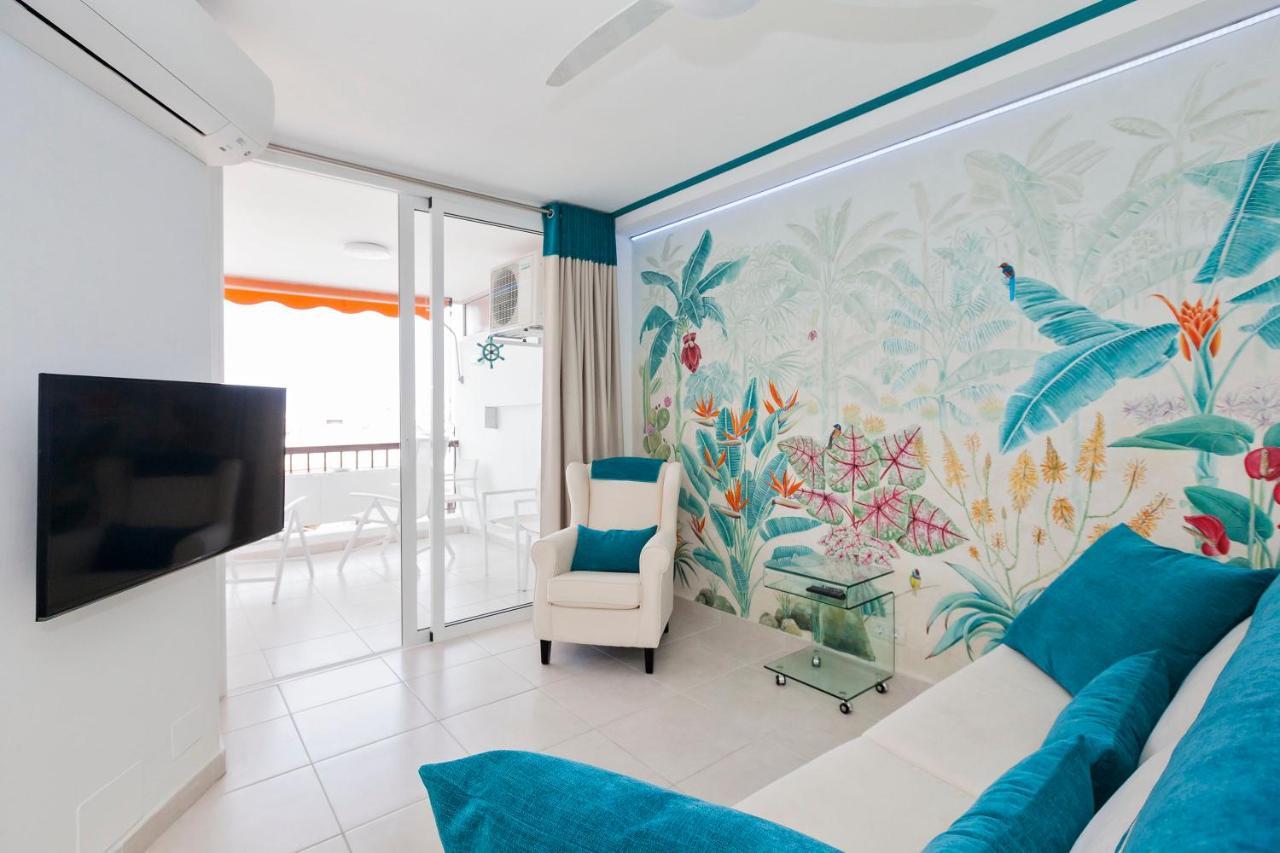 Ferienwohnung First Line Sea, Luxury Penthouse, Sea And Sunset View Vivenda Vacational Guayero 618 Los Cristianos  Exterior foto