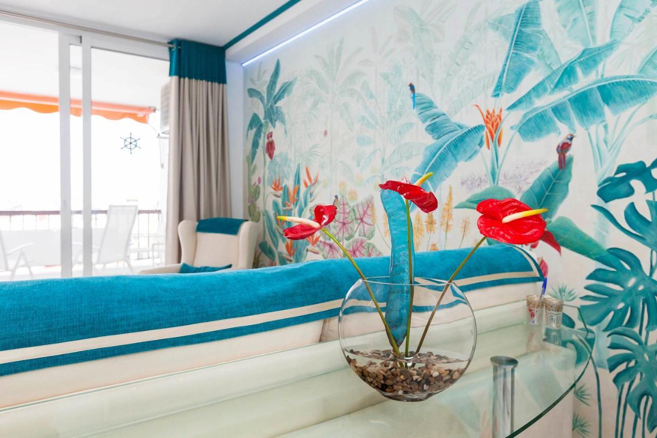 Ferienwohnung First Line Sea, Luxury Penthouse, Sea And Sunset View Vivenda Vacational Guayero 618 Los Cristianos  Exterior foto