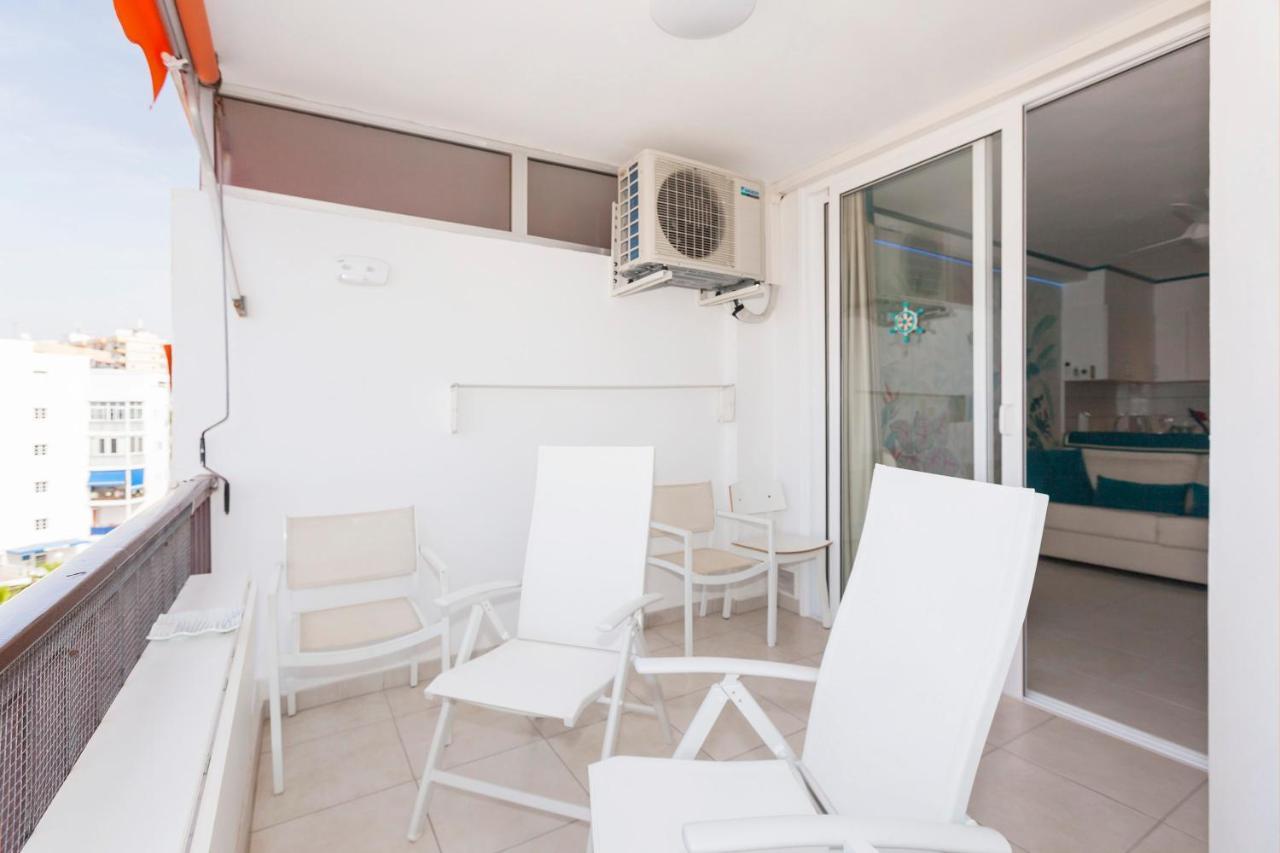 Ferienwohnung First Line Sea, Luxury Penthouse, Sea And Sunset View Vivenda Vacational Guayero 618 Los Cristianos  Exterior foto