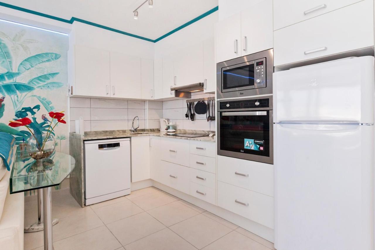 Ferienwohnung First Line Sea, Luxury Penthouse, Sea And Sunset View Vivenda Vacational Guayero 618 Los Cristianos  Exterior foto