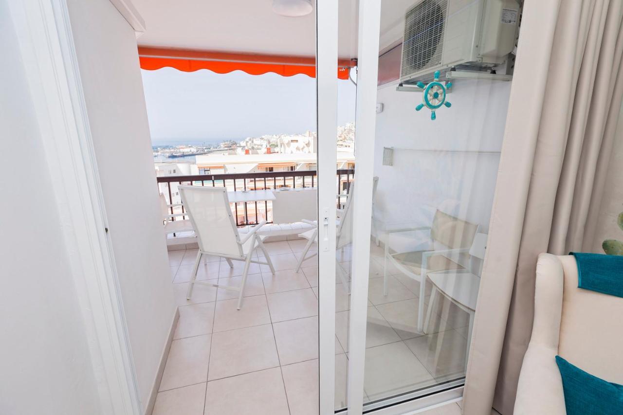 Ferienwohnung First Line Sea, Luxury Penthouse, Sea And Sunset View Vivenda Vacational Guayero 618 Los Cristianos  Exterior foto