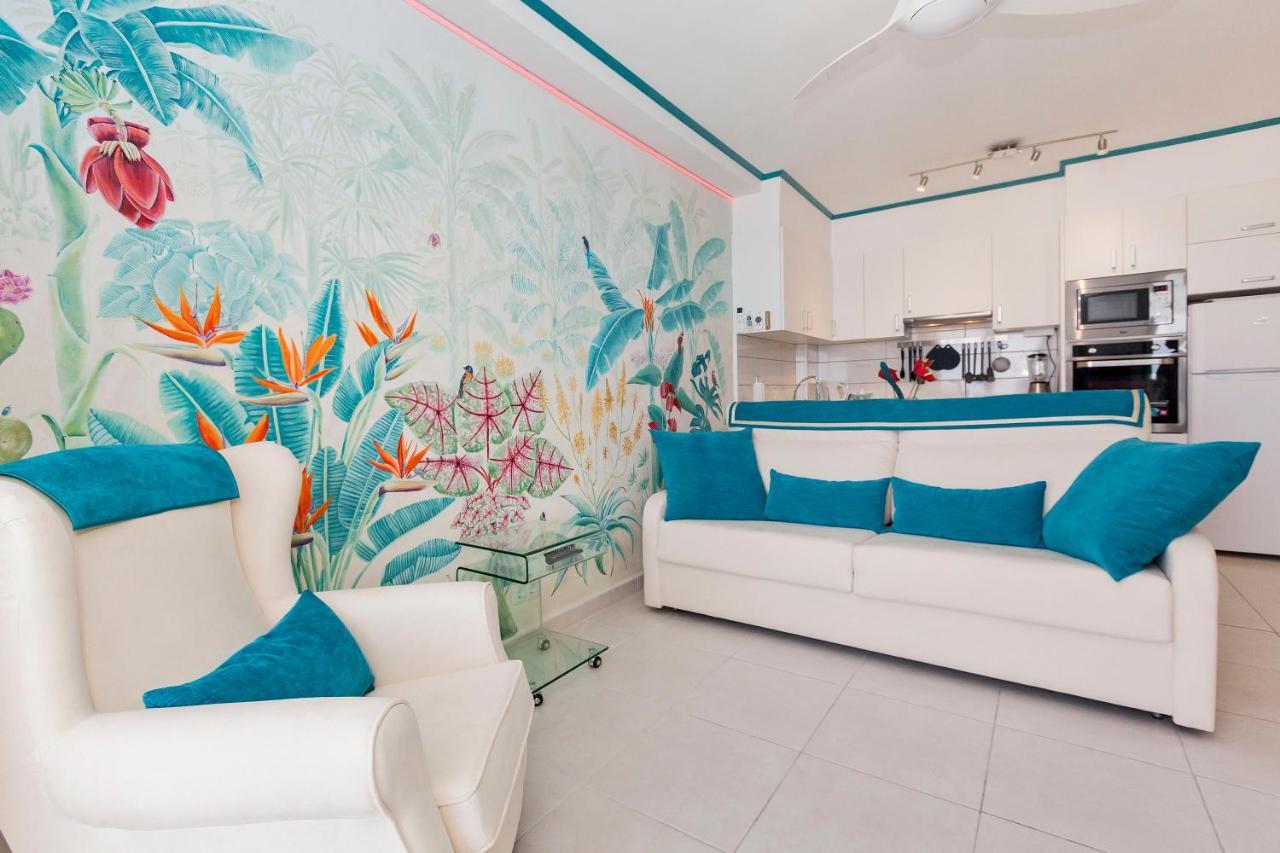 Ferienwohnung First Line Sea, Luxury Penthouse, Sea And Sunset View Vivenda Vacational Guayero 618 Los Cristianos  Exterior foto