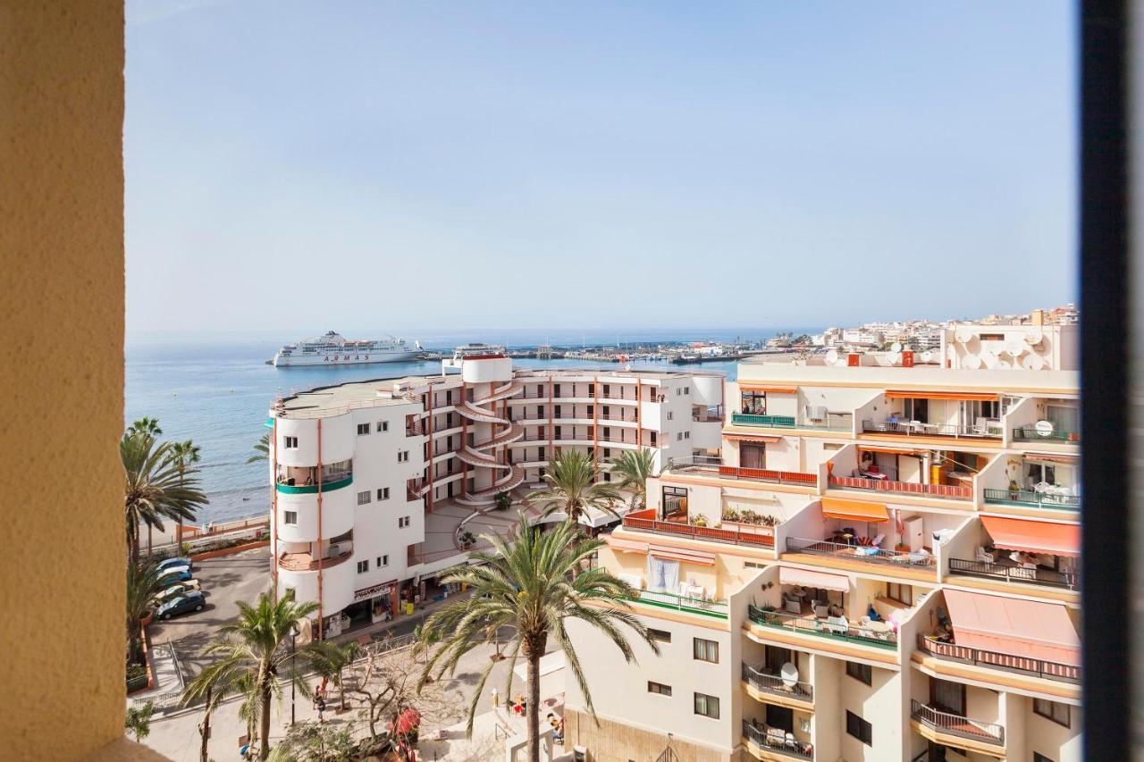 Ferienwohnung First Line Sea, Luxury Penthouse, Sea And Sunset View Vivenda Vacational Guayero 618 Los Cristianos  Exterior foto
